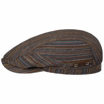 Stripe Barista Driver Flat Cap by Stetson - 1279,00 kr