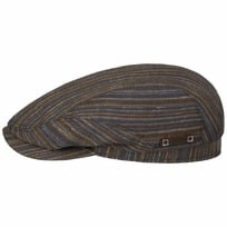 Stripe Barista Driver Flat Cap by Stetson - 1279,00 kr