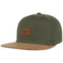 Suede 6 Panel Classic Snapback Cap by Reell - 439,00 kr