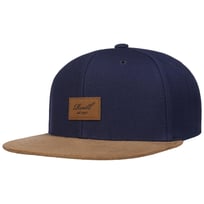 Suede 6 Panel Classic Snapback Cap by Reell - 439,00 kr