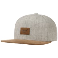 Suede 6 Panel Classic Snapback Cap by Reell - 439,00 kr