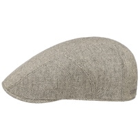 Sustainable Herringbone Flat Cap by Stetson - 123,95 &euro;