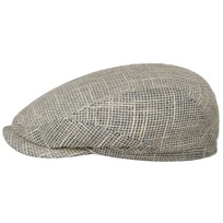 Sustainable Linen Mix Driver Flat Cap by Stetson - 123,95 &euro;