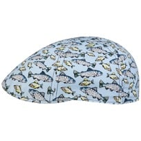 Texas Allover Fish Flat Cap by Stetson - 739,00 kr