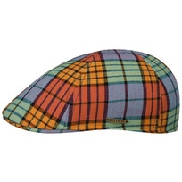Texas Colour Check Flat Cap by Stetson - 64,95 &euro;