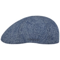 Texas Denim Paisley Flat Cap by Stetson - 64,95 &euro;