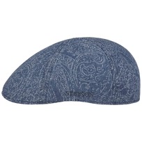 Texas Denim Paisley Flat Cap by Stetson - 950,35 kr