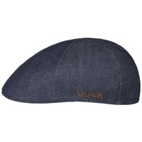 Texas Pure Denim Sustainable Flat Cap by Stetson - 82,95 &euro;