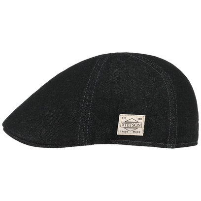 Texas Robust Denim Flat Cap by Stetson - 82,95 &euro;