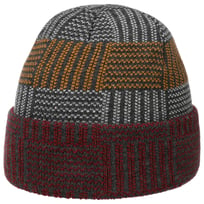 Tricolour Beanie med Fold by Lipodo - 259,00 kr