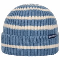 Twotone Stripes Beanie med Fold by Chillouts - 349,00 kr