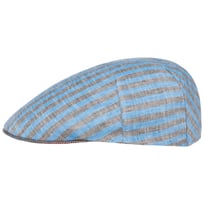 Twotone Stripes Flat Cap by Alfonso D�Este - 969,00 kr