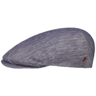 Twotone Stripes Linen Flat Cap by Alfonso D�Este - 65,95 &euro;