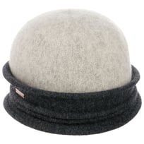 Twotone Woolmark Cloche-Hatt by Seeberger - 1209,00 kr