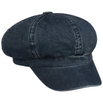 Uni Washed Cotton Newsboy Cap by Lipodo - 369,00 kr