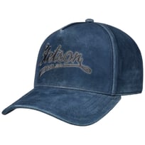 Vintage Denim Blue Leather Cap by Stetson - 134,95 &euro;