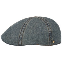 Washed Denim Flat Cap by Stetson - 82,95 &euro;