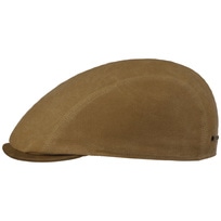 Waxed Cotton WR Ivy Flat Cap by Stetson - 82,95 &euro;