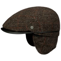 Windproof Flat Cap med �reklaffer by bugatti - 849,00 kr