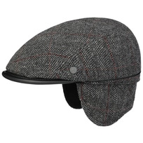 Windproof Flat Cap with Ear Flaps by bugatti - 72,95 &euro;