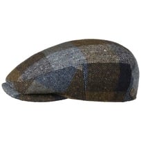Wool Check Driver Flat Cap by Balmoral - 1199,00 kr