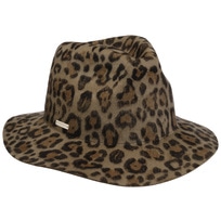 Wool Fedora Hat with Leopard Pattern by Seeberger - 134,95 &euro;