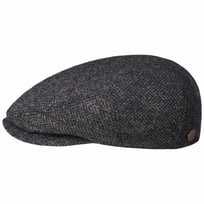 Wool Herringbone Driver Flat Cap by Balmoral - 959,00 kr