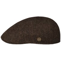Wool Herringbone Duck Flat Cap by Balmoral - 959,00 kr