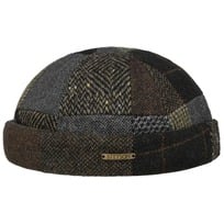 Wool Mix Patchwork Dockerlue by Stetson - 959,00 kr