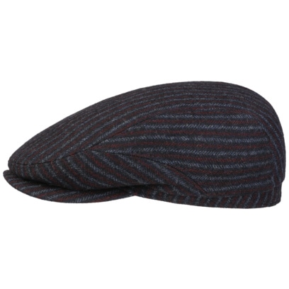 Woolen Stripe Driver Flat Cap by Stetson - 155,95 &euro;