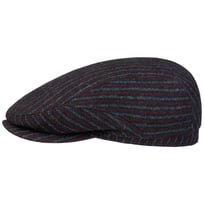 Woolen Stripe Driver Flat Cap by Stetson - 1609,00 kr