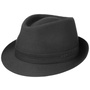 Teton Cloth Trilby Hat by Stetson black