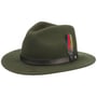 Yutan Wool Hat by Stetson dark green