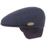 504 Flat Cap with Ear Flaps by Kangol navy