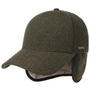 Vaby Ear Flaps Cap by Stetson darkolive