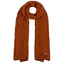 Britta Cable Knit Scarf by McBURN rust