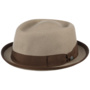 Diamond Crown Pork Pie Hat by Lierys beige
