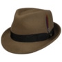Elkader Trilby Felt Hat by Stetson light brown
