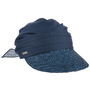 Ansali Straw Visor Cap by Seeberger navy