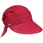 Ansali Straw Visor Cap by Seeberger red