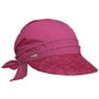 Ansali Straw Visor Cap by Seeberger fuchsia