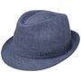 Geneva Linen Trilby by Stetson blue