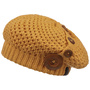 Nelly Knit Beret by Chillouts mustard