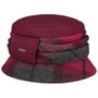 Agnes Checks Fugger Hat by McBURN bordeaux