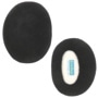 Suede Earbags Ear Warmers black