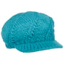 Chachani Knit Hat with Visor by McBURN petrol blue
