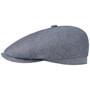 Brooklin Linen Flat Cap by Stetson denim