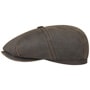 Hatteras Old Cotton Newsboy Cap by Stetson brown