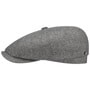 Hatteras Cashmere Silk Flat Cap by Stetson grey