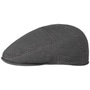 Paradise Cotton Flat Cap by Stetson dark grey